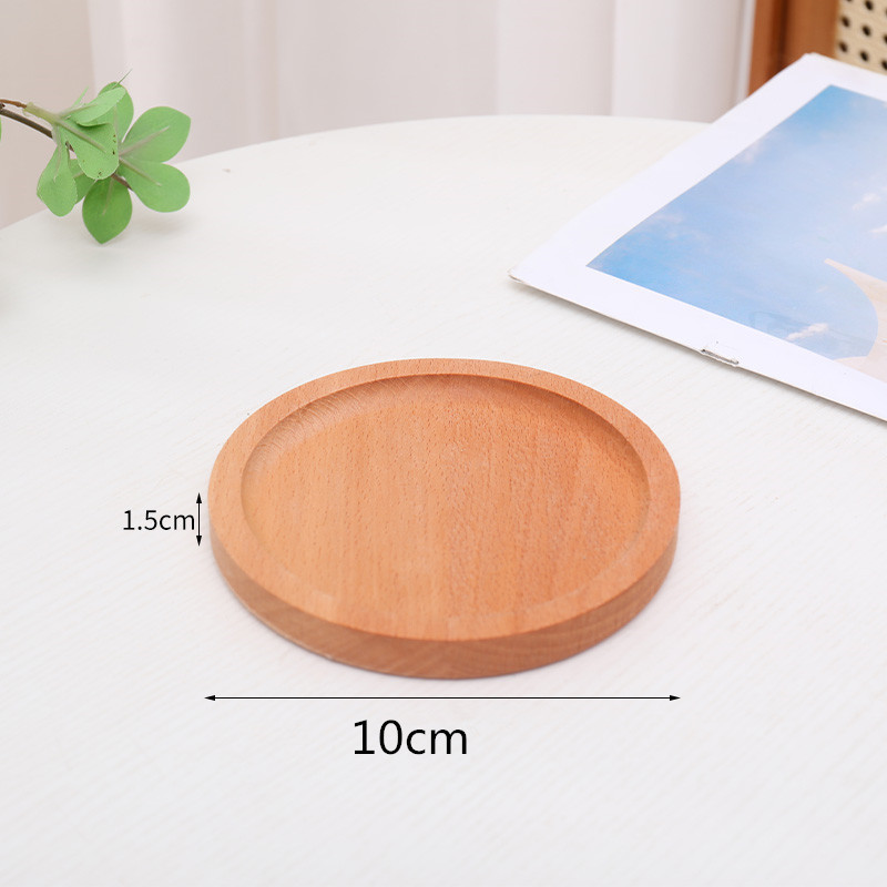 Bandeja de madera maciza estilo japonés, plato rectangular de almacenamiento, plato creativo para frutas, plato de madera de haya para desayuno, bandeja de madera para aperitivos.