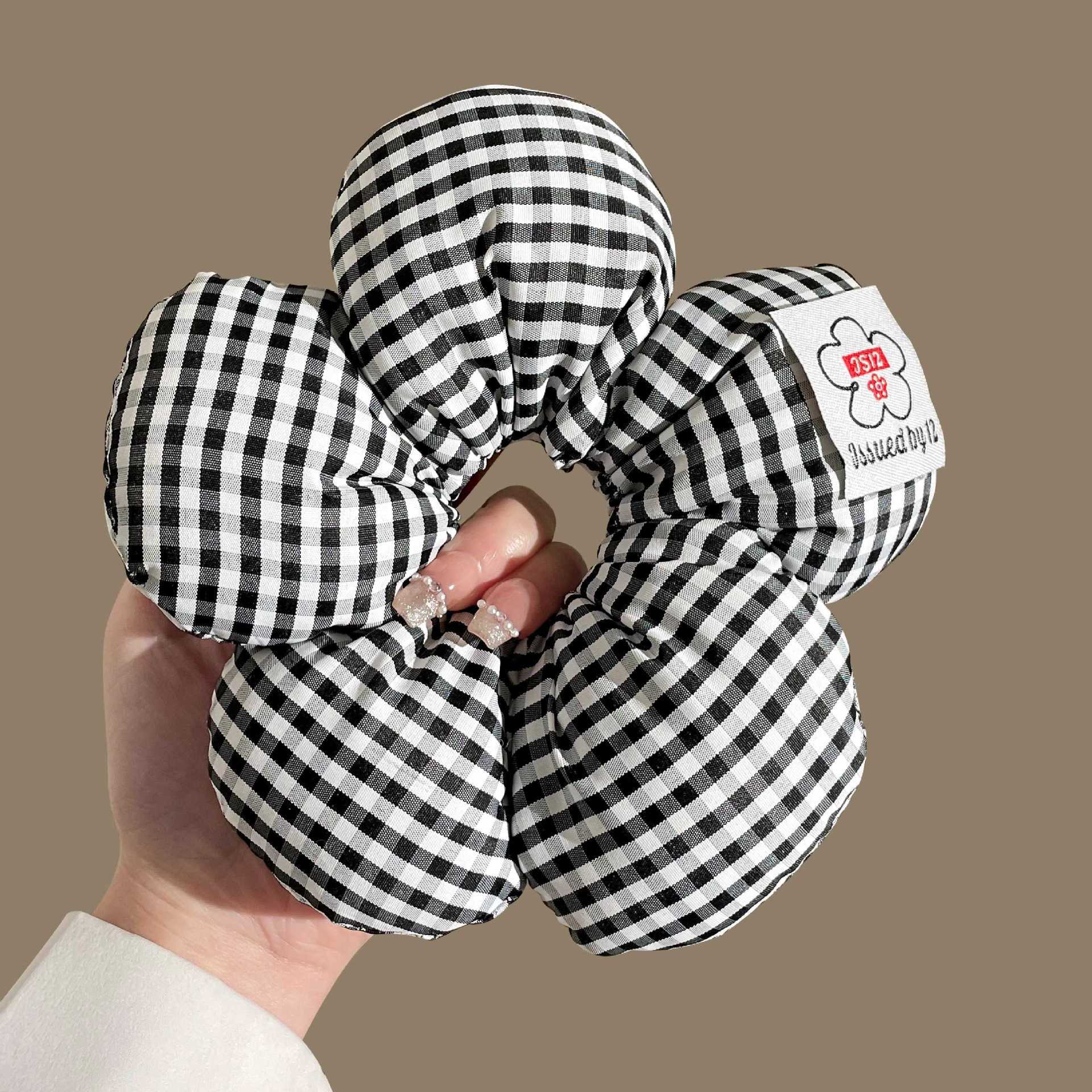 Mickey culo, lunares, flores, círculos para el cabello del intestino grueso, linda cabeza de bola, cabello de placa de dibujos animados, tocado de sentido avanzado, cuerda para la cabeza de felpa