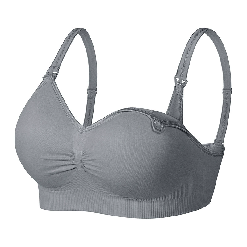 Wireless Nursing Bra, Supportive Thin Push-Up, Front-Clasp, Beautiful Back, Sizes S–XXL
