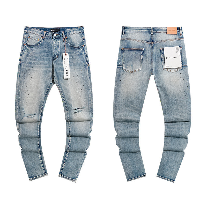 Authentic Purple Brand Cross-Border Foreign Trade European and American Washed Jeans for Men and Women, Available from Guangzhou Factory Authentic Purple Brand Cross-Border Foreign Trade European and American Washed Jeans for Men and Women, Available from Guangzhou Factory