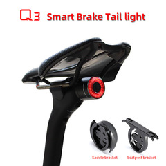 ANTUSI AnTusi Q3 Smart Brake Tail Light Cycling Bike Light USB Charging Night Riding Road Bike Light 