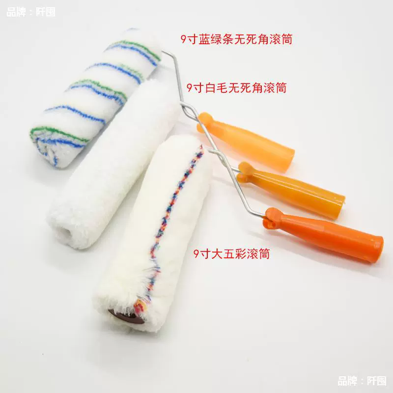 . Латексная малярная валиковая щетка для длинных волос малярный валик для наружных стен малярная плитка задняя клей мини-роликовая щетка рабочий