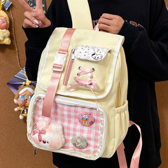 かわいい二次元和痛バッグイン学生スクールバッグ女子中学生バックパックカジュアル高価値バックパックトレンディ