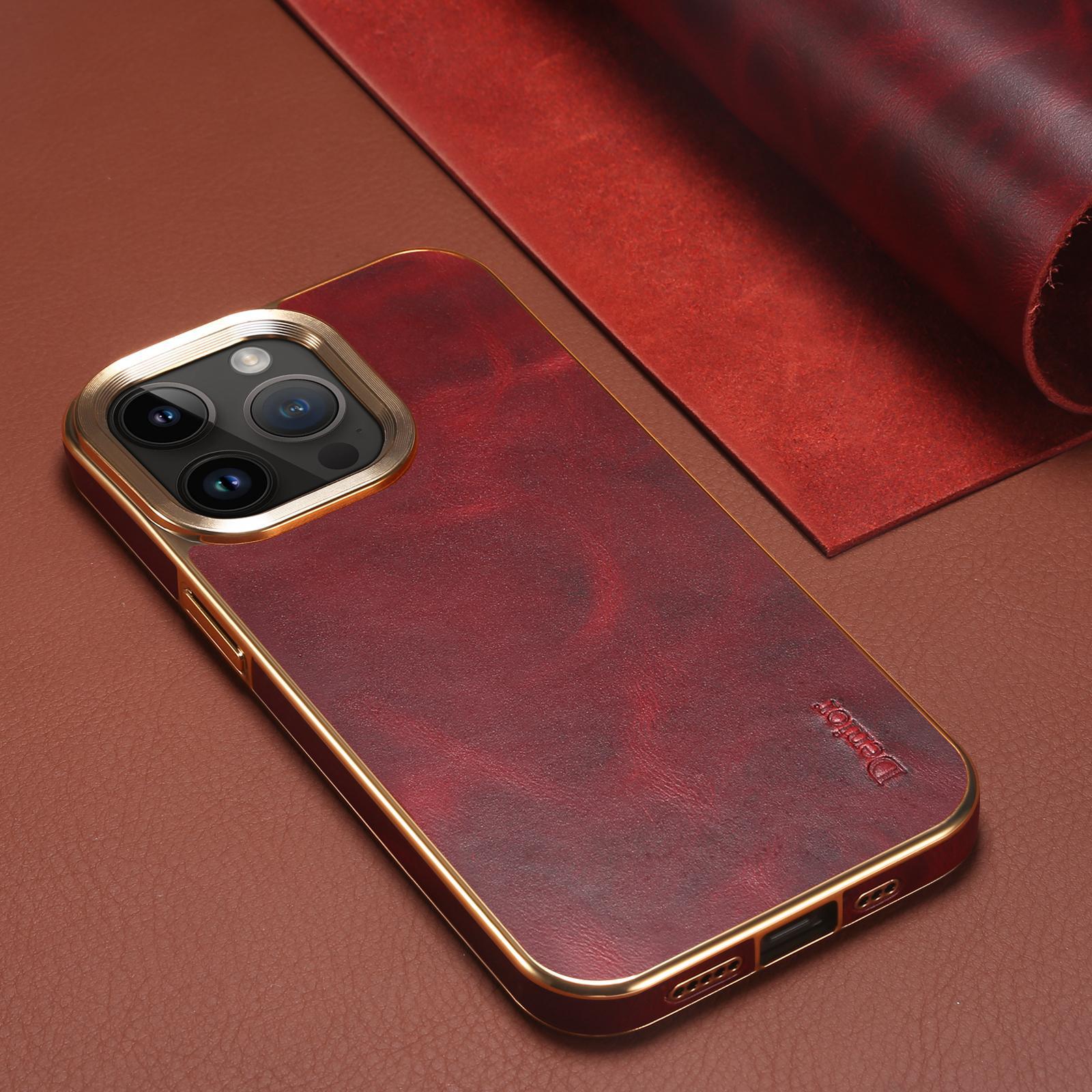 Ốp lưng da dầu iPhone 15 Pro Max kèm giá đỡ và túi đựng thẻ phong cách doanh nhân — [Da bò sáp dầu da đen] ◆ Quy trình mạ điện, [Da bò sáp dầu da xanh] ◆ Quy trình mạ điện, [Da bò sáp dầu da nâu] ◆ Quy trình mạ điện, [Da bò sáp dầu đỏ tía] ◆ Quy trình mạ điện chi tiết 20