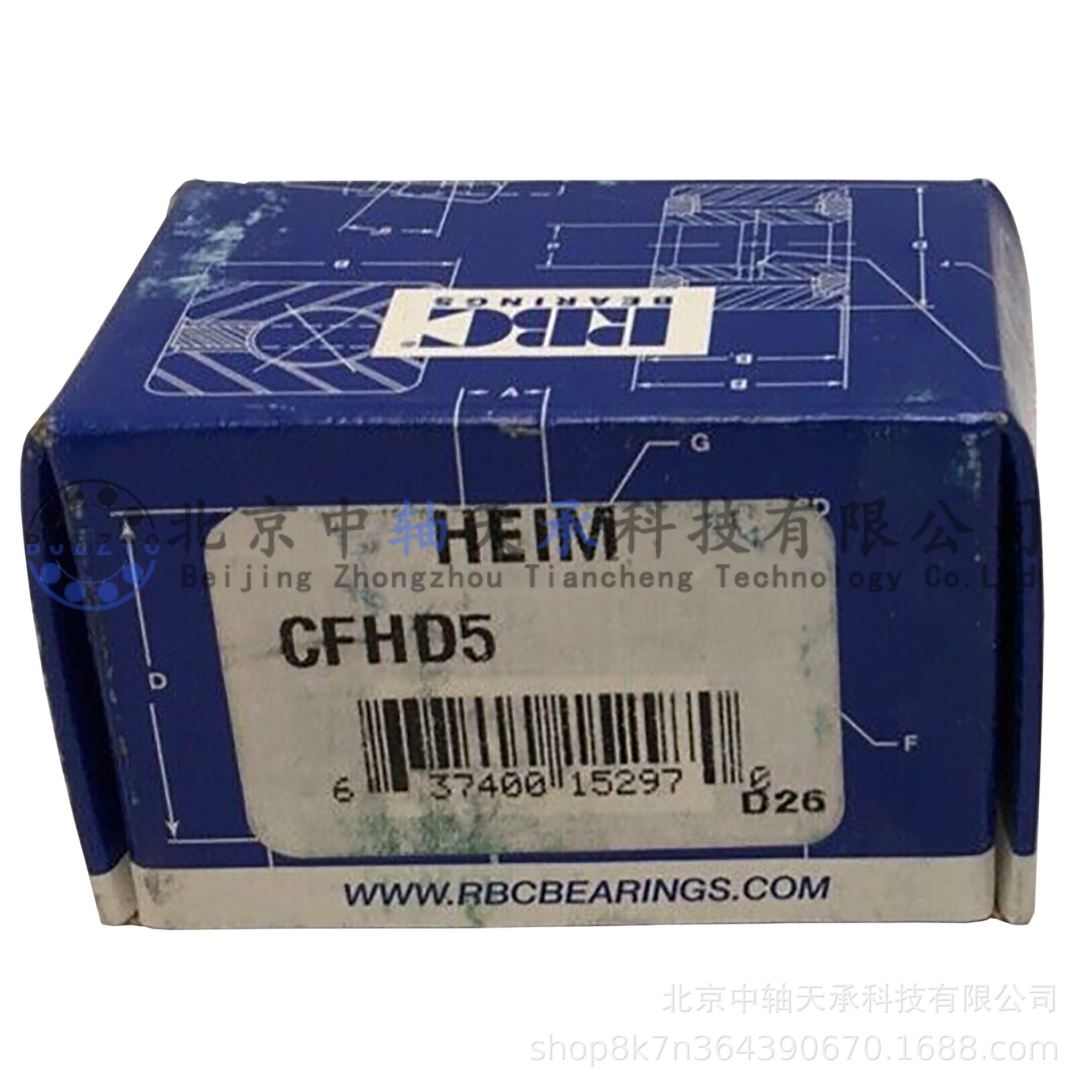 美国RBC HEIM CFHD5/CTFD5航空航天杆端轴承 5/16 英寸