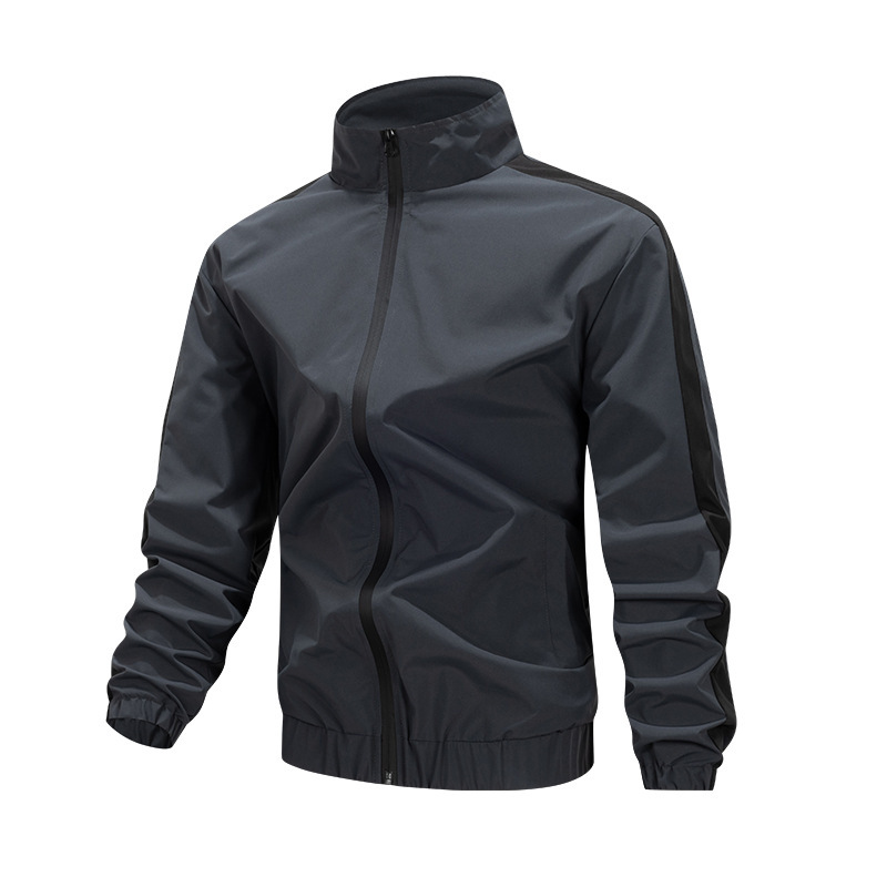 Men's Jacket Workwear Flight Suit Zipper Top Cross-Border Sports and Leisure Soft Shell Windproof Outdoor Lightweight Men's Jacket