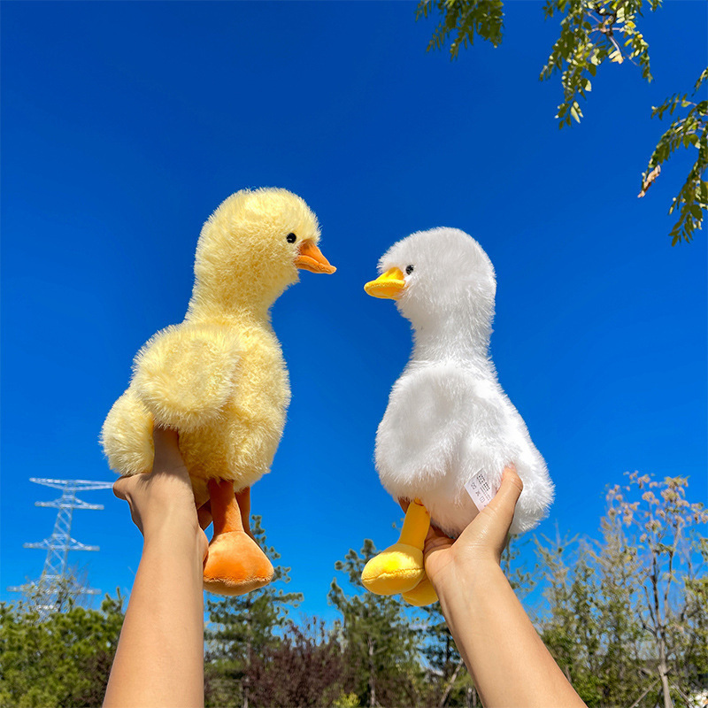 Little Duck Cute Toy Big Yellow Duck Plush Doll Black Duck Sleeping Pillow Kidsren's Doll Machine Doll Rag Doll