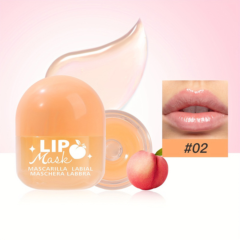 USHAS Mascarilla de labios de punto transfronterizo europea y americana, hidratante e hidratante, bálsamo labial para aclarar las líneas de los labios UC014