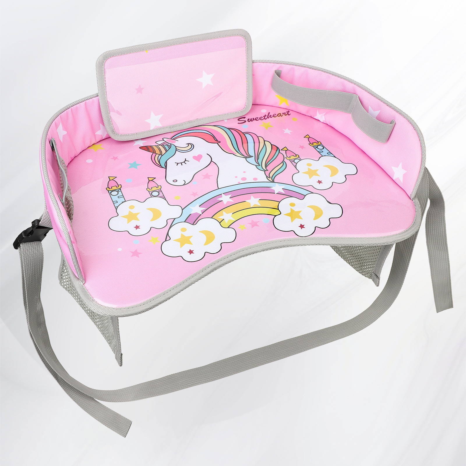 Yinxiu viaje infantil transfronterizo tablero de dibujo coche cochecito silla de comedor plegable tablero de almacenamiento juguetes para bebés image 9