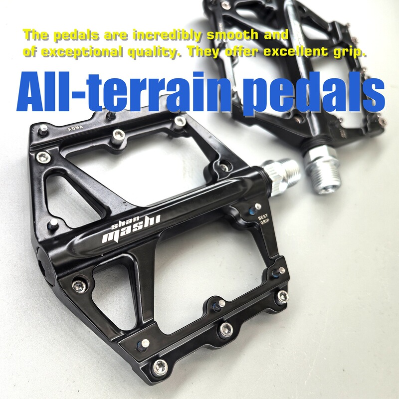 Mountain Horse KOMA Aluminum Alloy Mountain Bike Wide Pedal Road Bike Anti-slip Pedal Riding Tread Mountain Horse KOMA Aluminum Alloy Mountain Bike Wide Pedal Road Bike Anti-slip Pedal Riding Tread