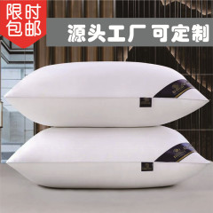 枕高枕が崩れ落ちない48x74cmホテル枕芯メーカー卸売り家庭用プレゼントクロスボーダー枕芯ペア撮影2