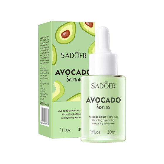 Full English milk avocado essence 30ml SADOER moisturizing essence cross-border foreign trade wholesale