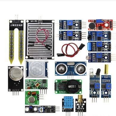 Raspberry Pi 2nd Generation B Ultrasonic 16 Sensor Kit