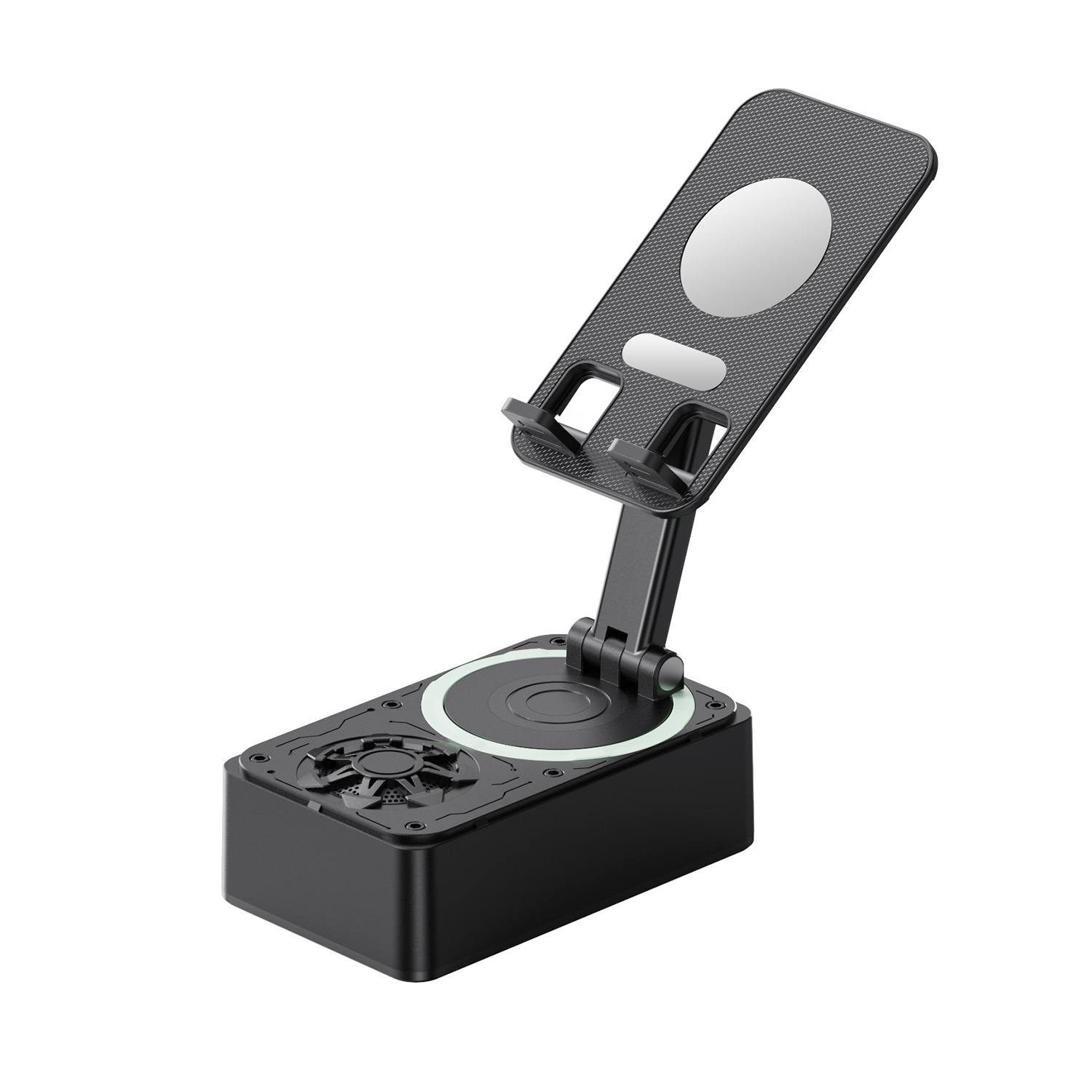 Altavoz de regalo creativo nuevo soporte de teléfono móvil audio tres en uno banco de potencia plegable perezoso soporte de escritorio en vivo