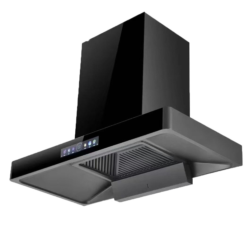Top Suction Range Hood Customized Large Suction Motor Household Self-Cleaning Range Hood Kitchen Voice Control Range Hood