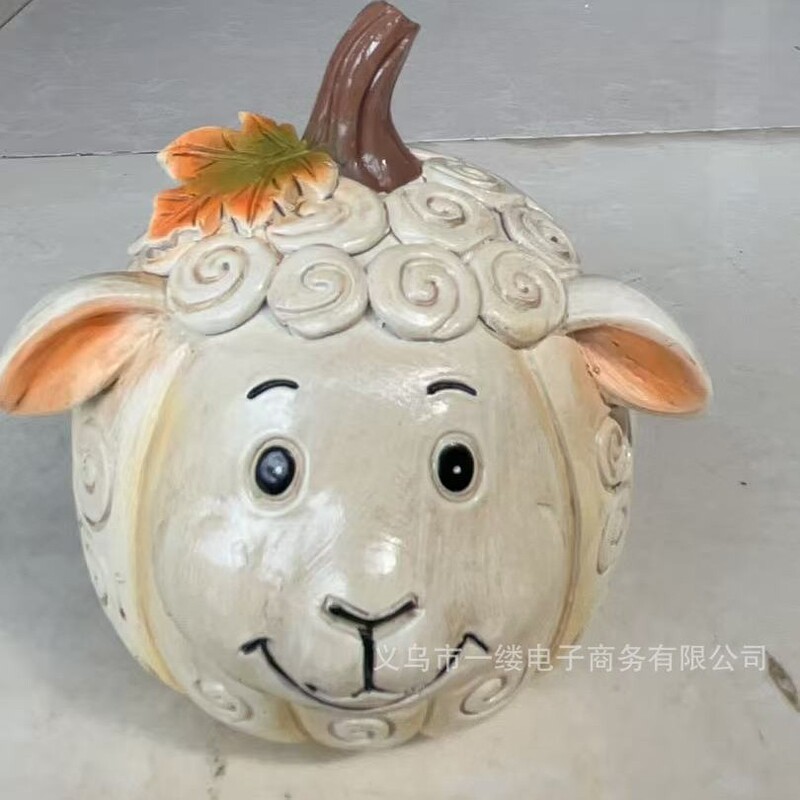跨境农场动物南瓜雕像|undefined