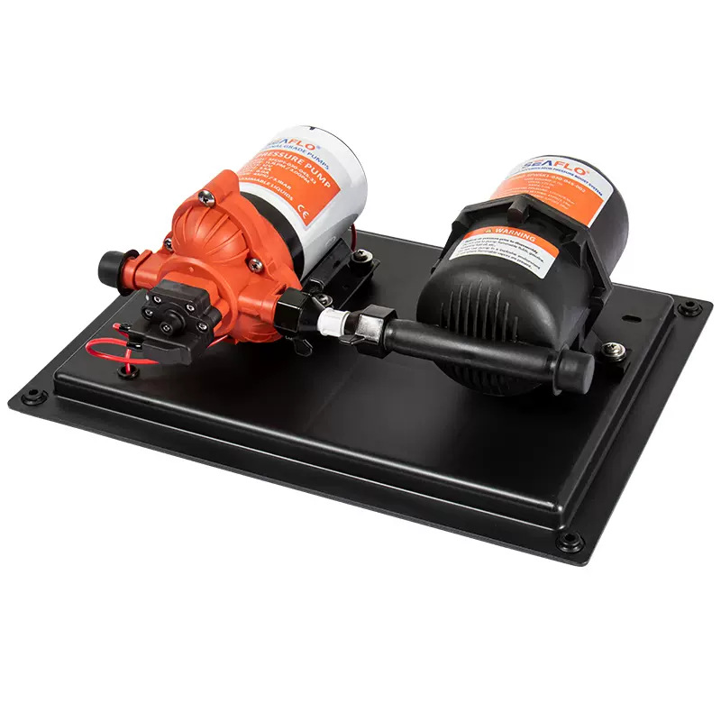 Seaflo autocaravana diafragma bomba de agua integrada sistema de suministro de agua presurizado tanque de presión 12v gran flujo de yate bombeo