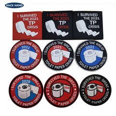 Customer Outdoor I SURVIVED THE GREAT 3D PVC Silicone Spirit Pin Glow-in-the-Dark Velcro Arm Band