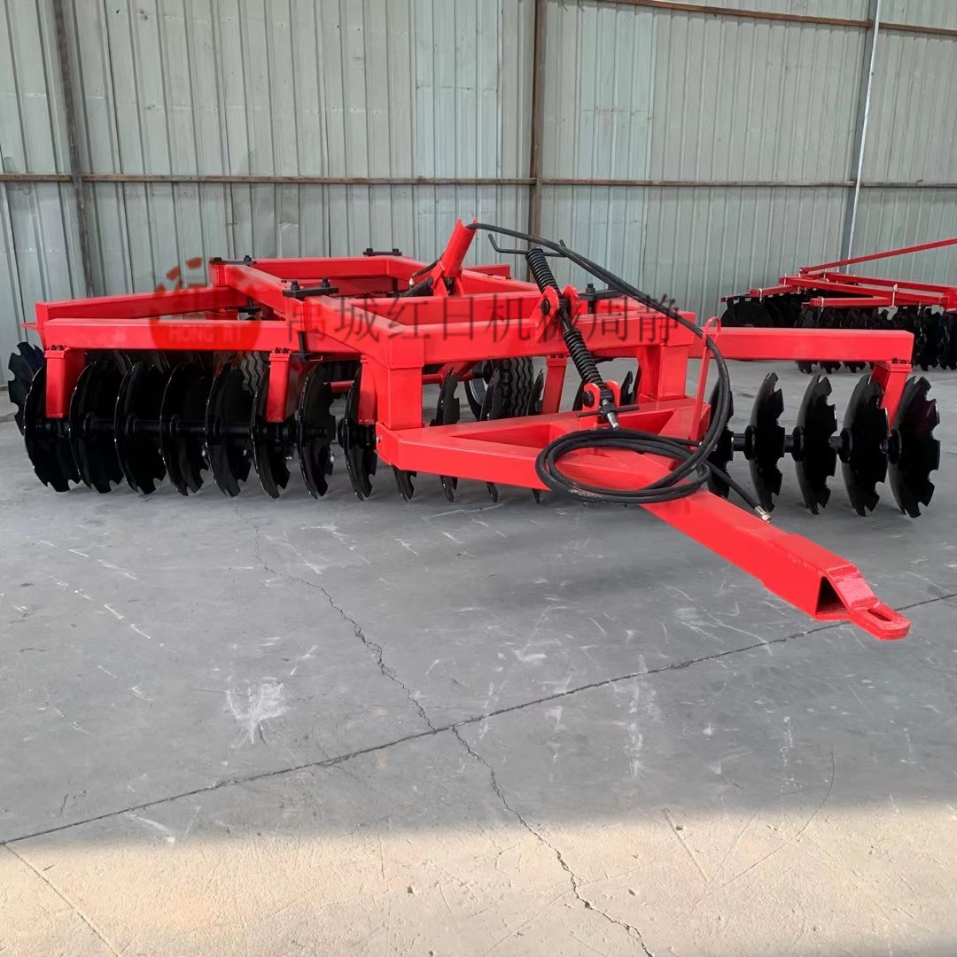 出口圆盘耙   重型圆盘耙   液压整地圆盘耙   圆盘耙工作视频