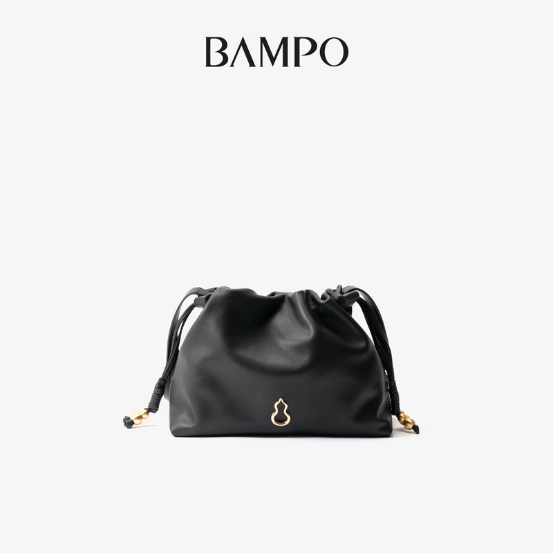 BAMPO半坡如愿云朵包小号 头层牛皮腋下单肩2025新款垃圾袋斜挎包|undefined