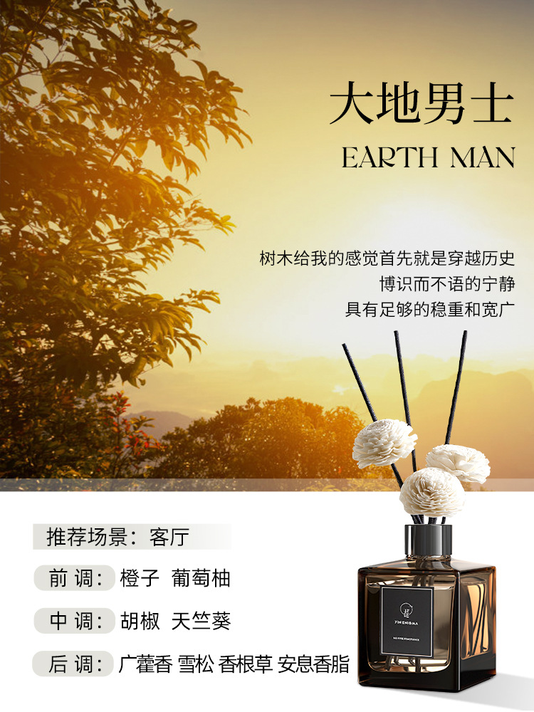 Earth Men (유니섹스 우디 향) - 1+1 무료 (200ML 리필 무료)