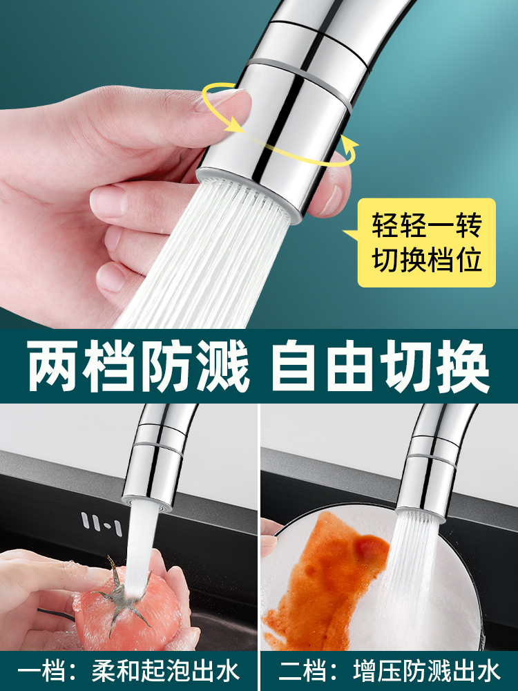 Kitchen noodle water faucet filter mesh mouthpiece anti -hot water…