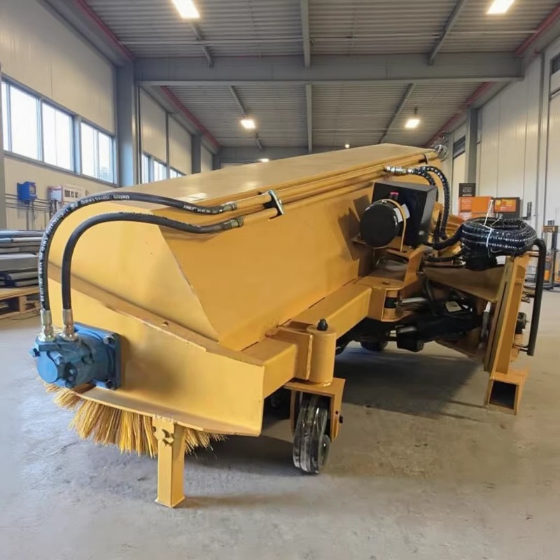 30装载机改装除雪机 路面扫雪车视频2023除雪设备