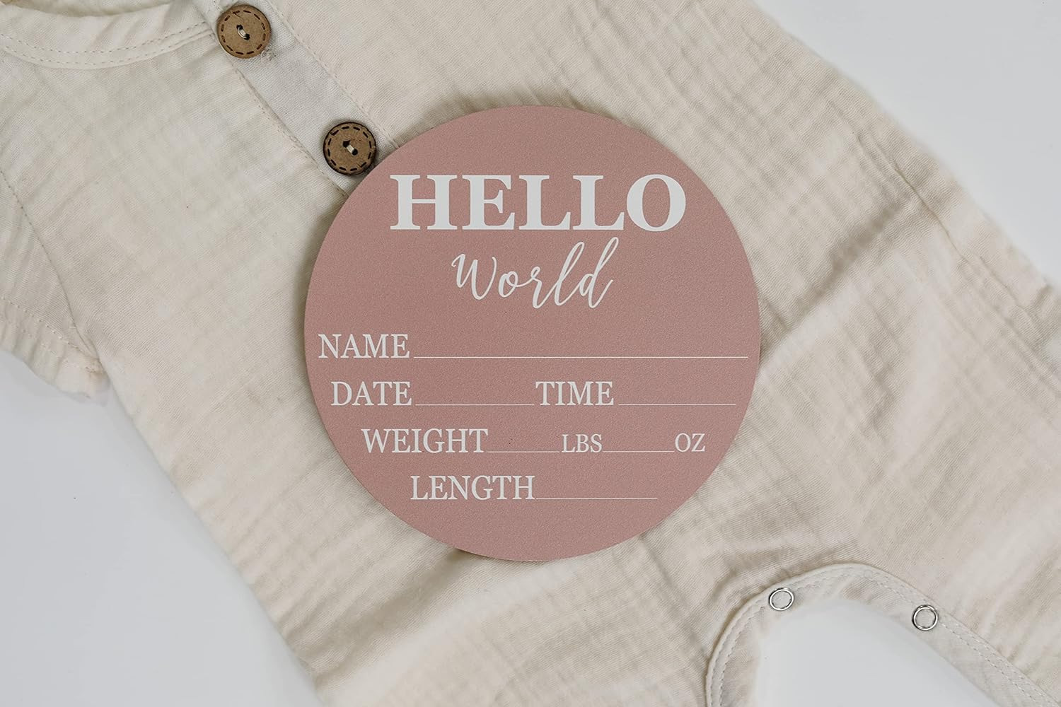 Hickory Hollow diseño-Logotipo de boletín de bebé diseñado para niños y niñas nuevos (base de color)-