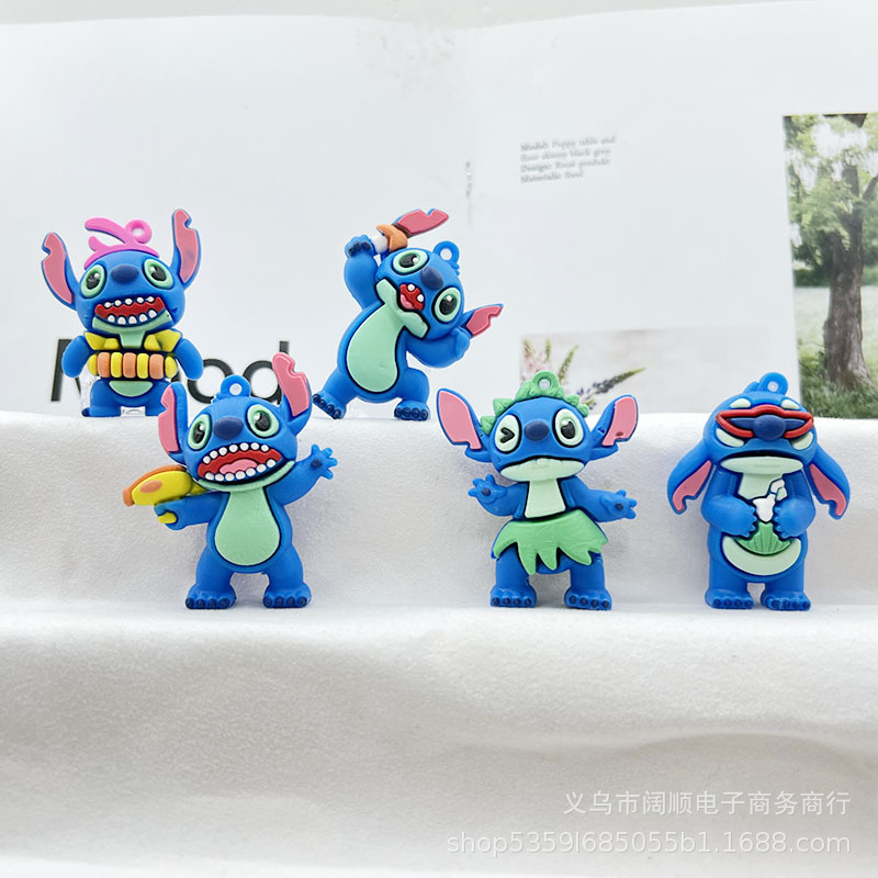 Stiffer Key Chain Doll Pendant Dropping Glue Stiffer Key Chain Pendant Accessories Push Small Gift Wholesale