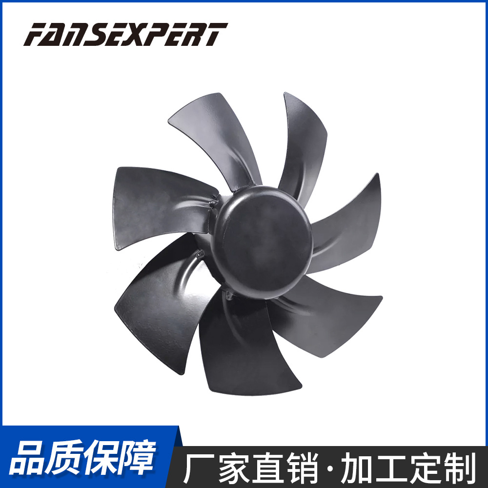 小型外转子轴流风机 方形金属耐高温机箱柜散热风扇 轴流风机厂家