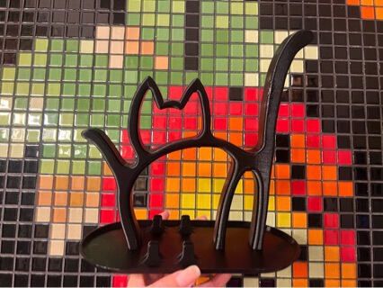 Cat-shaped moka pot draining rack suitable for 2/4 cup Bialetti Brikka moka pot accessories for drying Cat-shaped moka pot draining rack suitable for 2/4 cup Bialetti Brikka moka pot accessories for drying
