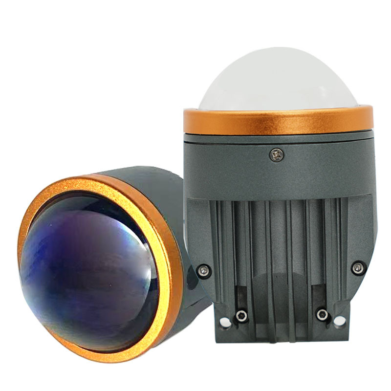 Luz LED blanca/amarilla/tricolor para coche de 3.0 pulgadas, faro antiniebla de doble lente de alta potencia, universal. image 1