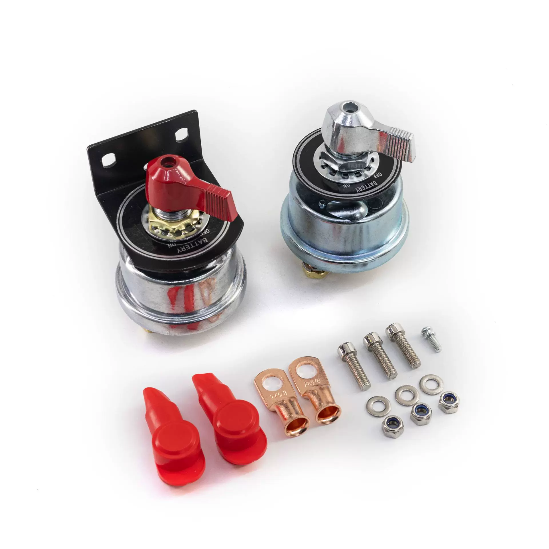 跨境热销12V-48V电池断开开关带侧柱安装支架 200A大电流电瓶开关