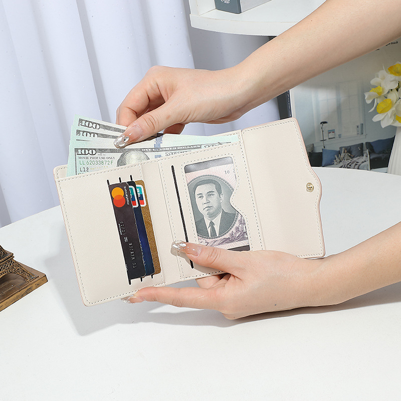 Nueva billetera de dama de alto nivel, impresión de mariposa transfronteriza multifuncional bolsa de tarjetas corta personalizada bolsa de cambio para mujeres