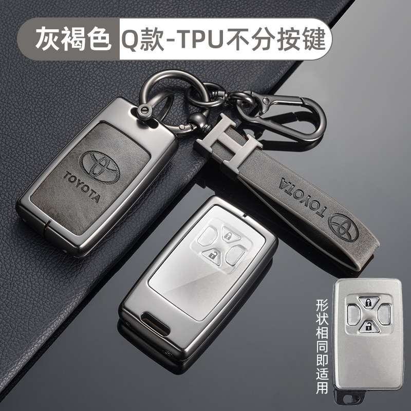 토요타 O 모델 TPU 회갈색 + H 가죽 스트랩 + 말굽 버클