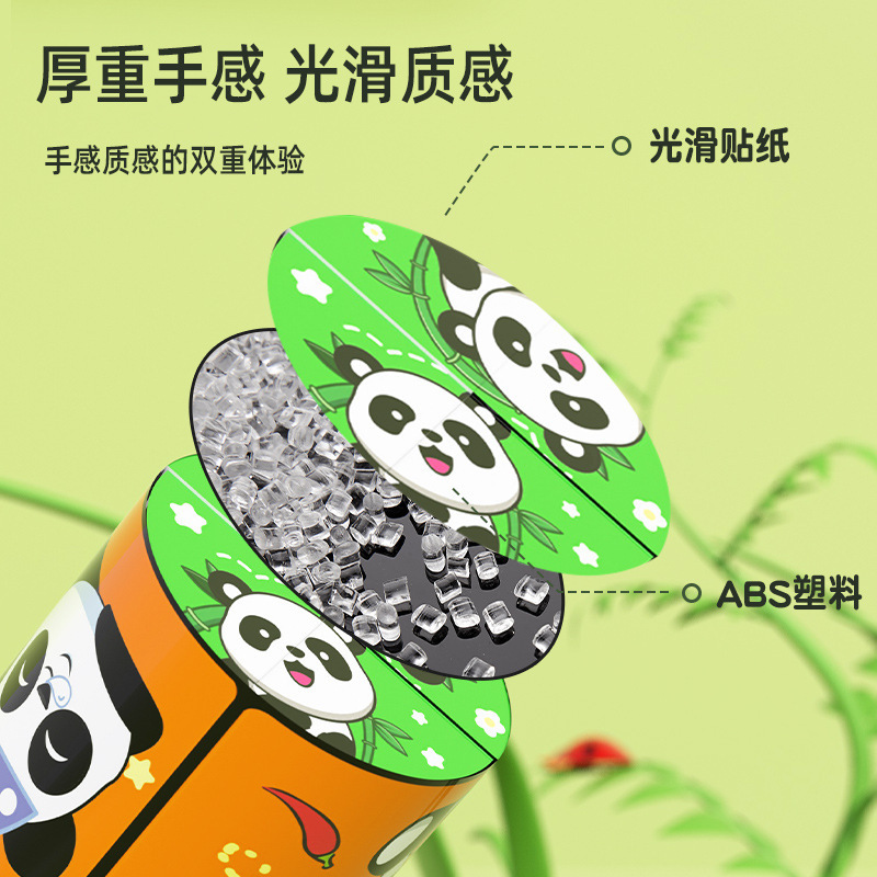 Puzzle infinito para niños juguetes tridimensionales Panda Geometría plegable flip descomprimir bloques de deformación 3D