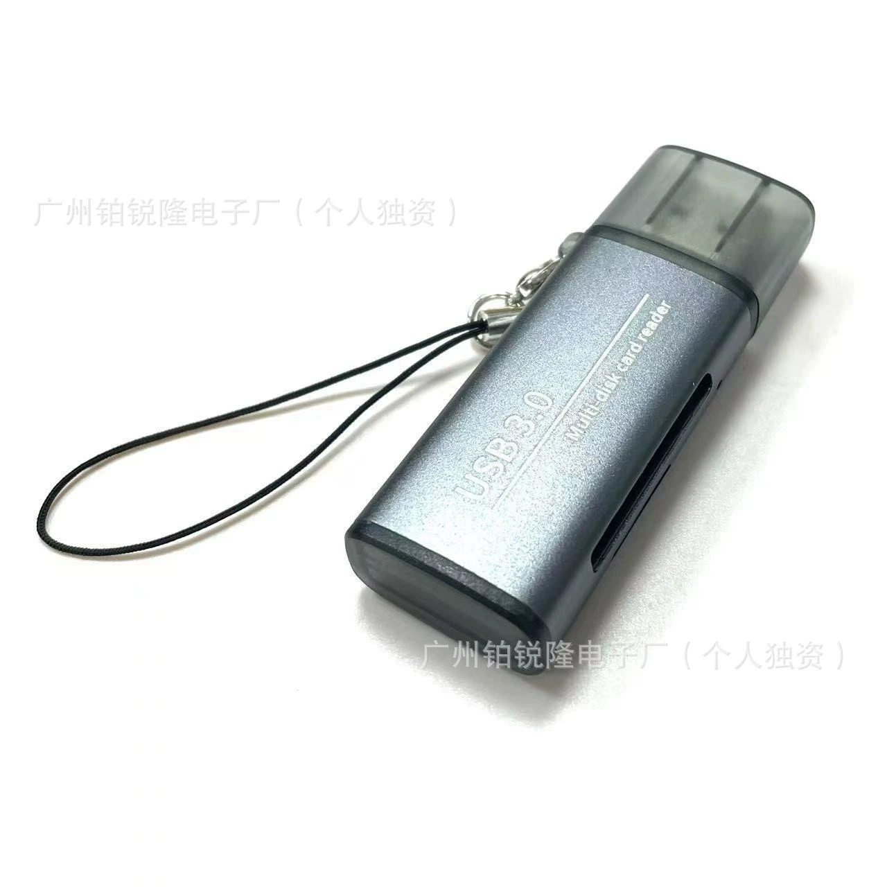 Миниатюрный портативный картридер USB 3.0 с ротором SD+TF и функцией двойного чтения карт, подходящий для устройств с интерфейсом USB