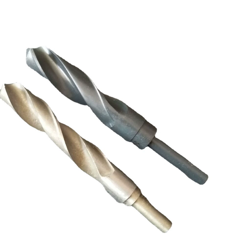 Сверло с малой ручкой из быстрорежущей стали 1/2 сверла с равной ручкой сверло с термоусадочной ручкой черное спиральное сверло с маленькой ручкой. Деревообрабатывающее сверло