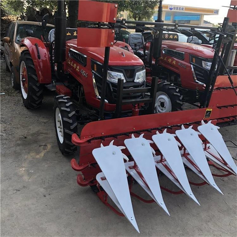 厂家直销拖拉机割晒机 玉米秸秆艾草割倒机 侧向条放小型收割机