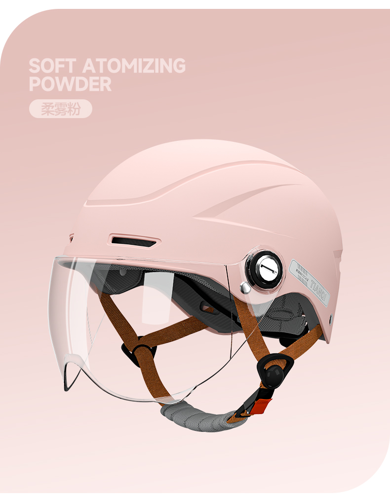Electric Vehicle Helmet 3C Certified Half Helmet for Men and Women