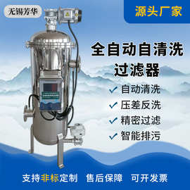 不锈钢全自动刮刀式自清洗 矿用过滤器 自动排污地下水工业场景图