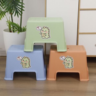Manufacturer Wholesale Thickened Shoe Changing Stool Plastic Stool Living Room Bedroom Bedside Stool Kidsren's Stool Outdoor Small Stool