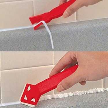 阴角刮板玻璃胶铲铲胶器 角度刮板处理残胶刮刀美缝工具 26g