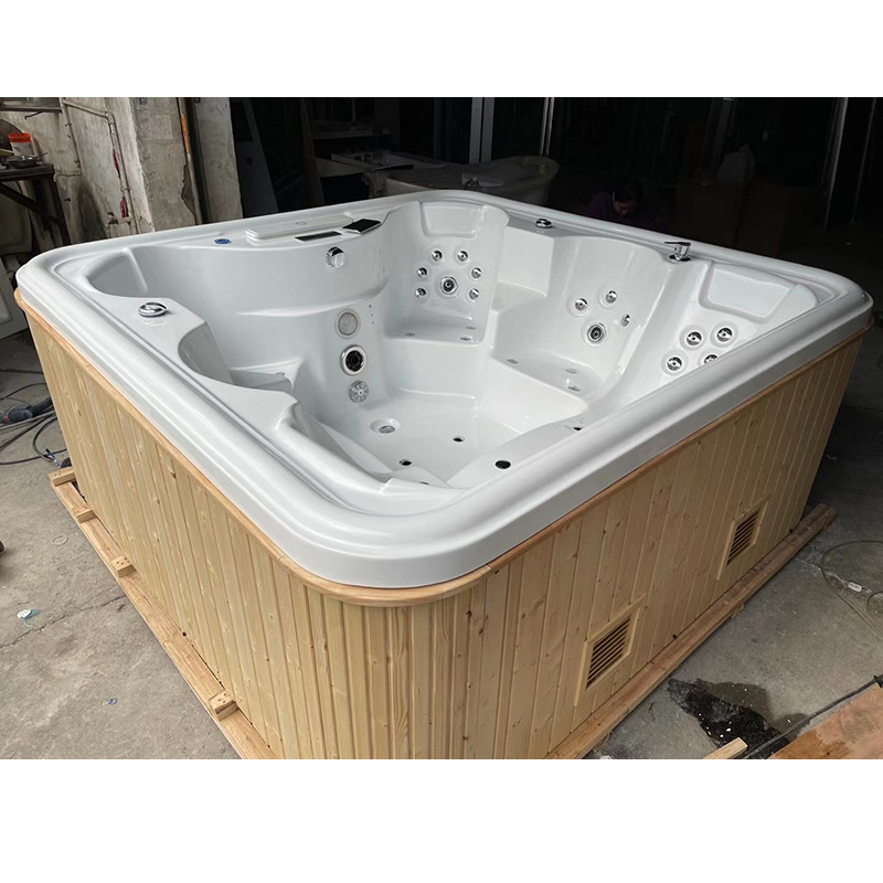 bañera de hidromasaje al aire libre gran piscina para 5 - 6 personas bañera de surf bañera spa piscina acrílica bañera
