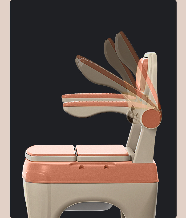 Adult mobile toilets, indoor armrest toilets for the elderly, pregnant women, the disabled and patients, cushioned backrest chairs undefined