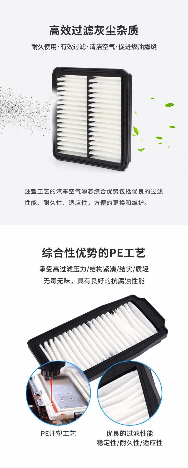 17801-28010 Dabawang Air Grids Previa Air Filter Imported Rav4 Air Filter Element