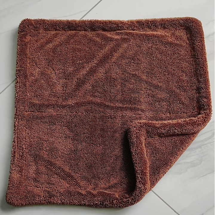 Color engrosado trenzas pequeñas torcidas toallas de limpieza de automóviles super absorción de agua sin cabello sin marcas de toallas de limpieza de automóviles