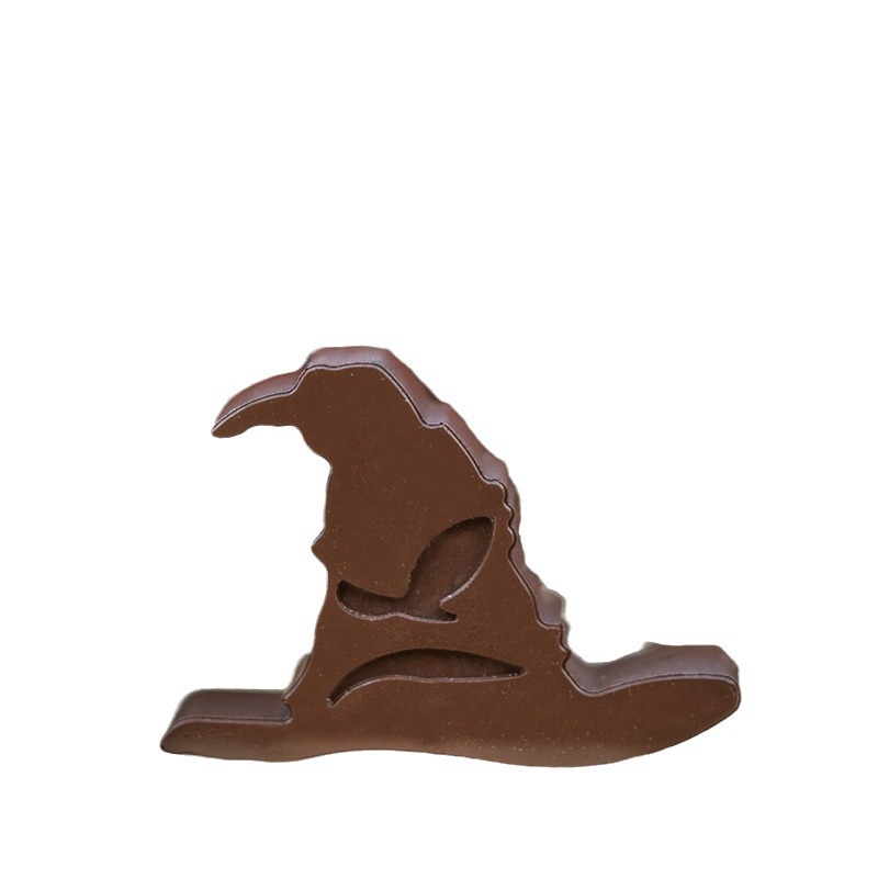 Harry Potter de dibujos animados cubo de hielo de chocolate molde rama tapa insignia molde de pastel de silicona
