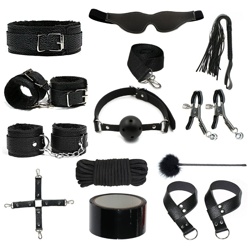 Bondage Kit — Plush SM Set, 6–20 Piece Options, Adult BDSM Accessories