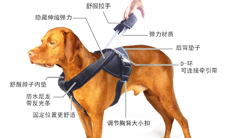 ПPatentOPET большая собака back strap высокое качество грудной ремень оригинальная упаковка Лабрадор back один